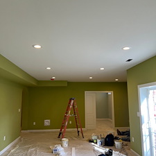 Basement wiring recessed lighting install bristow va