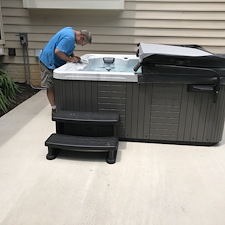 Dominion valley haymarket va hot tub install