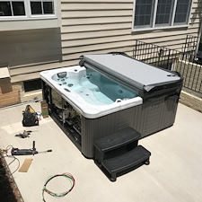 Dominion valley haymarket va hot tub install