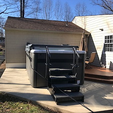 Hot tub wiring installation oakton va