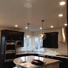 Kitchen electrical lighting remodeling