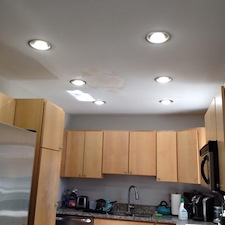 Kitchen recessed lighting job in maryland