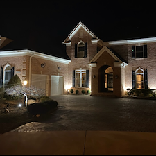 Landscape lighting installation in gainesville va