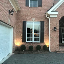 Landscape lighting installation in gainesville va