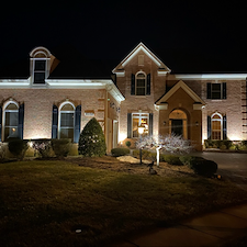 Landscape lighting installation in gainesville va