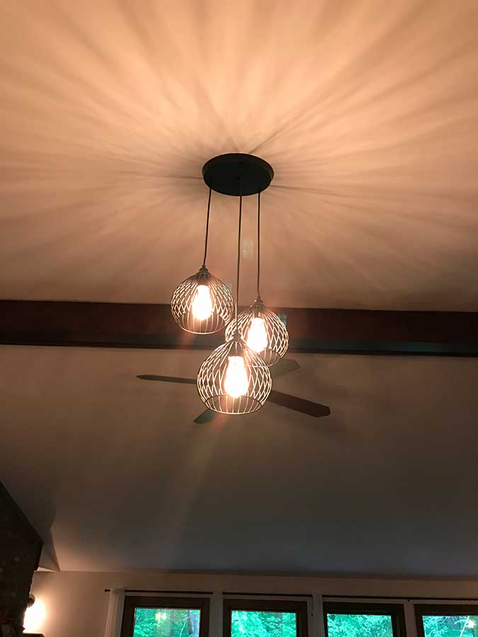 Lighting Fixture Installation on Greystone Road in Manassas, VA