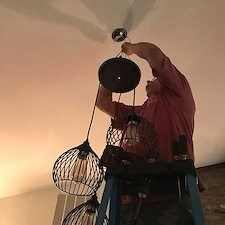 Lighting fixture installation greystone road manassas va