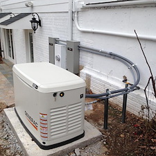 New generator installation in roundhill va