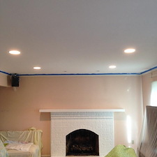 Recessed lighting in family room and kitchen warrenton va