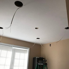 Recessed lighting installation in chantilly va