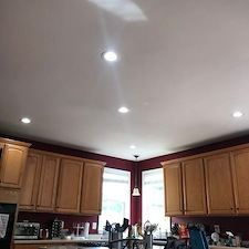 Recessed lighting installation in kitchen fairfax va