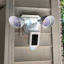 Ring security camera and light installation in clifton va