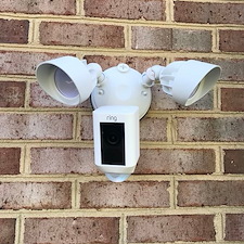 Ring security camera and light installation in clifton va